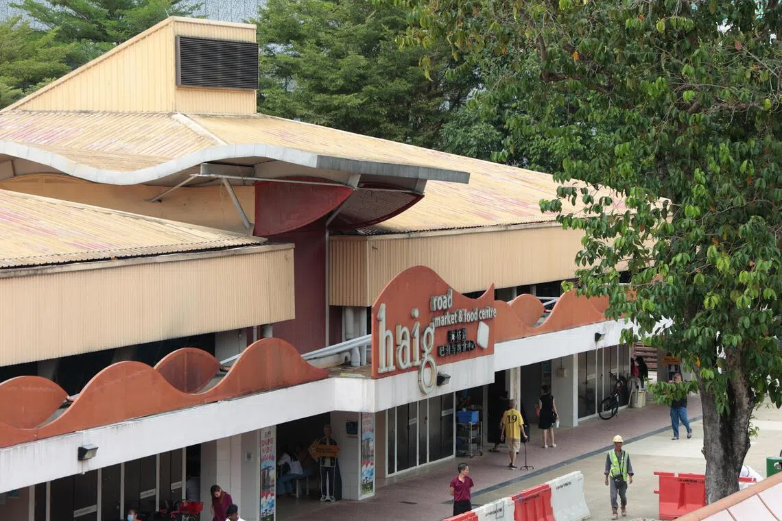 Haig Road Market & Food Centre. located at Blk 13/14 Haig Road.