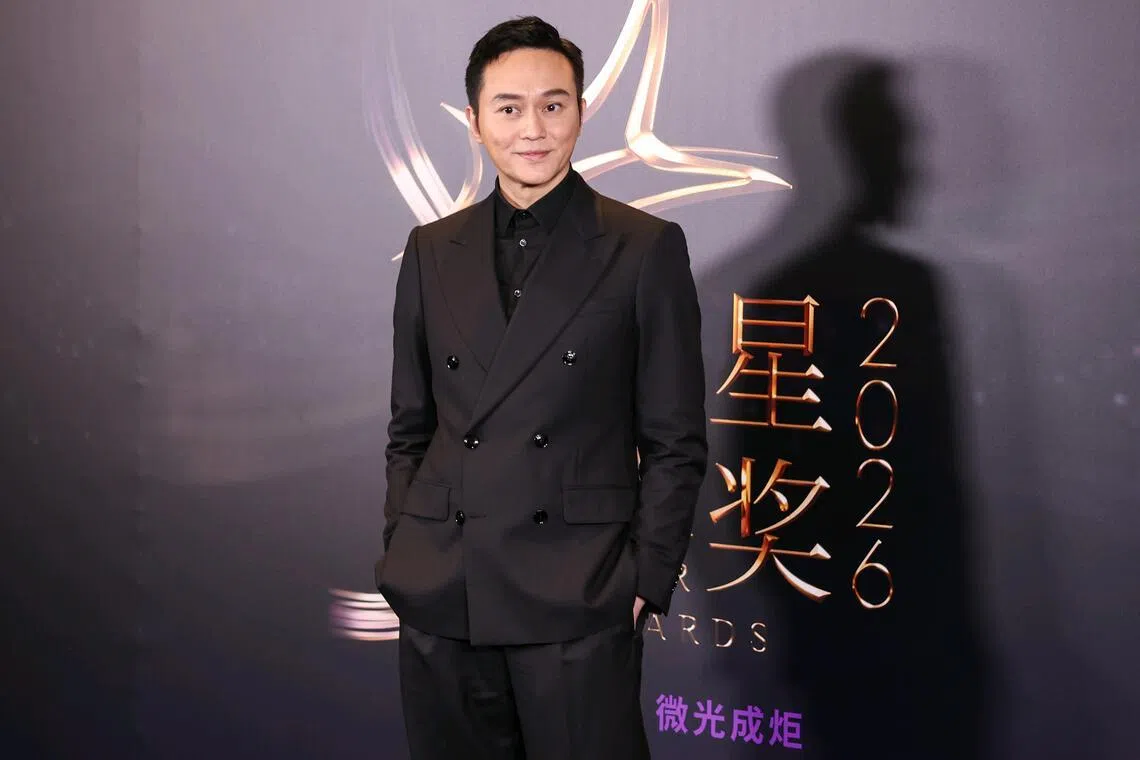 Hong Kong actor Julian Cheung was among the presenters at the Star Awards.