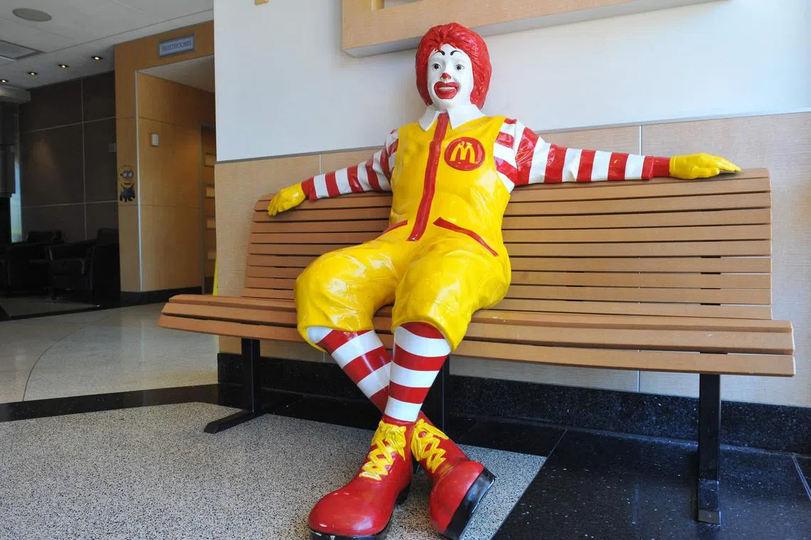 The clown symbolises what researchers call the “commercial determinants of health” -  the influence of companies over the health of people and the planet. 