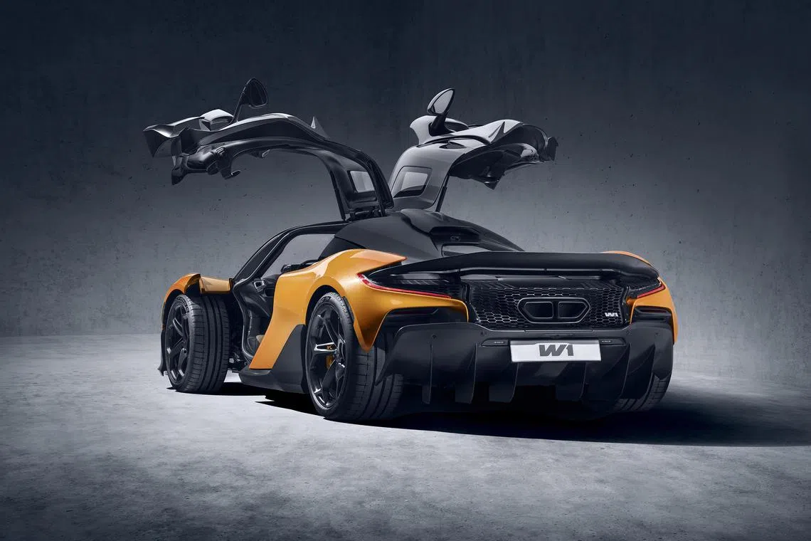 ntfast11 - The 1,258hp McLaren W1 features advanced aerodynamics and succeeds the P1 and F1 that came before. 



Credit: McLaren Automotive