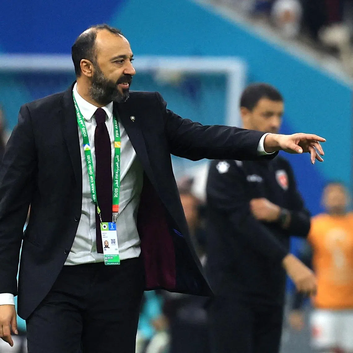 FILE PHOTO: Soccer Football - FIFA Arab Cup - Qatar 2025 - Final - Jordan v Morocco - Lusail Stadium, Lusail, Qatar - December 18, 2025 Morocco coach Tarik Sektioui during the match REUTERS/Thaier Al-Sudani/ File Photo