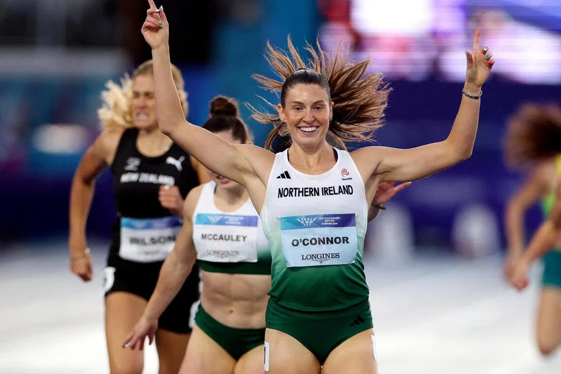 Kate O’Connor secured Northern Ireland’s first athletics Commonwealth gold medal since 1986.