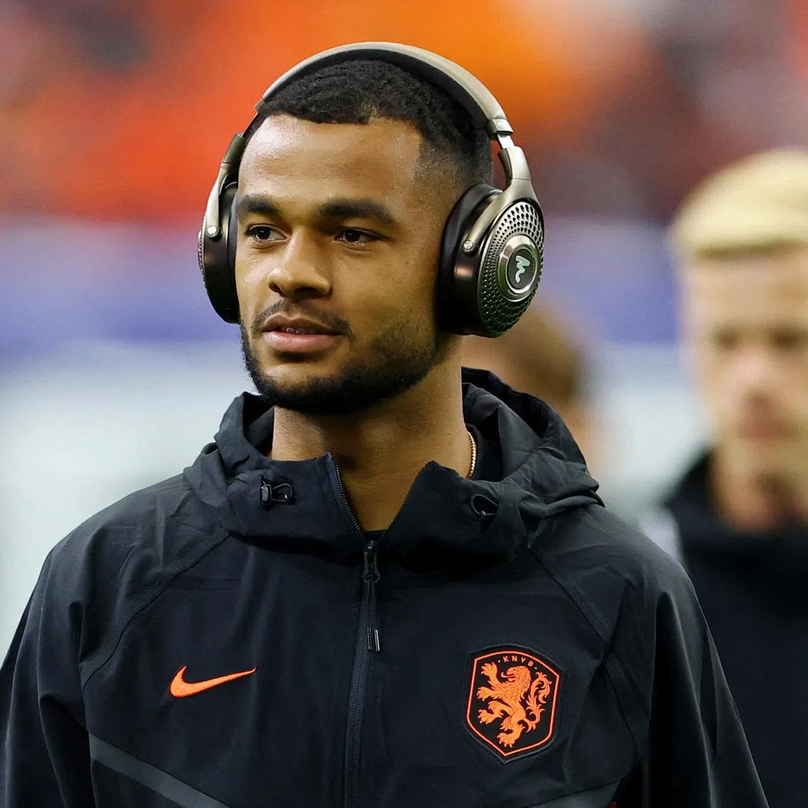 Soccer Football - FIFA World Cup 2026 - Group F - Netherlands v Japan - Dallas Stadium, Arlington, Texas, U.S. - June 14, 2026 Netherlands' Cody Gakpo walks on the pitch before the match REUTERS/Hannah Mckay