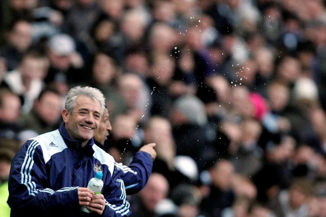 FILE PHOTO: Football - Newcastle United v Fulham Barclays Premier League - St James Park - 22/3/08  Newcastle United manager Kevin Keegan celebrates  Mandatory Credit: Action Images / Lee Smith  Livepic /File Photo