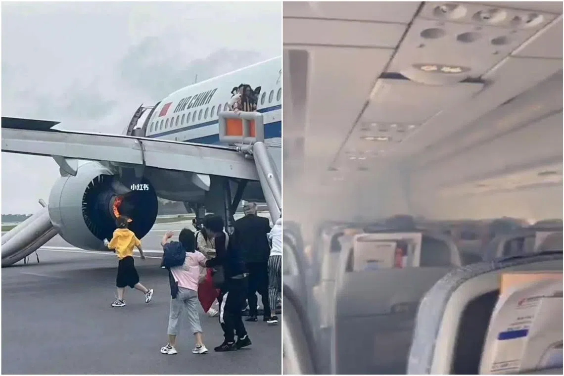 Air China flight CA403 had smoke in its forward cargo hold and lavatory on its way to Changi Airport and had to make an emergency landing.