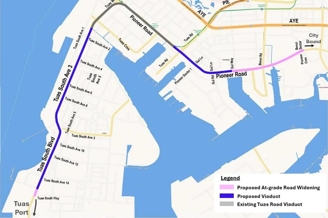 rclta30 - Location map of Tuas Road Viaduct (Phase 2).
Credit: LTA