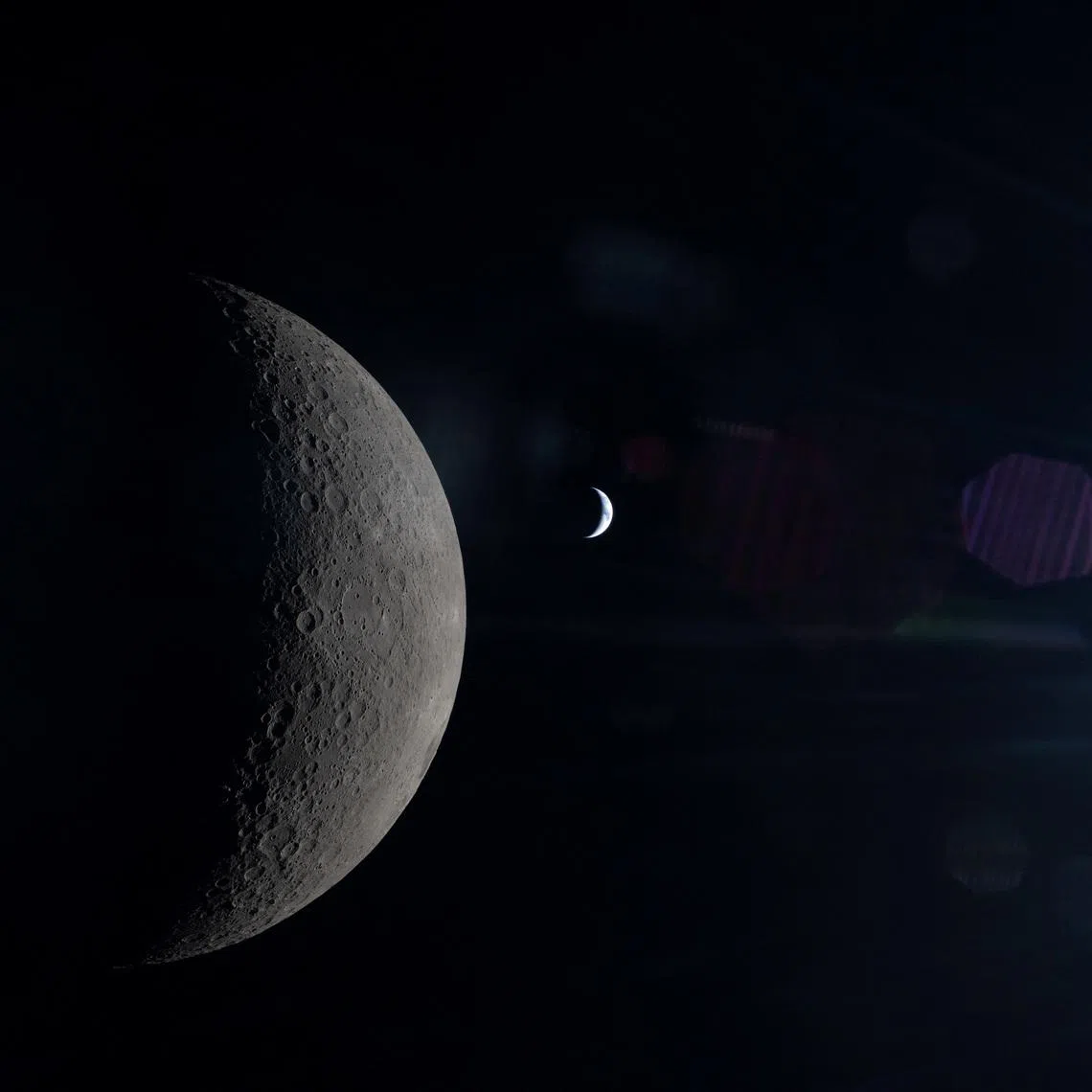 Among the equipment used by the Artemis crew to capture breathtaking views, was an iPhone. 