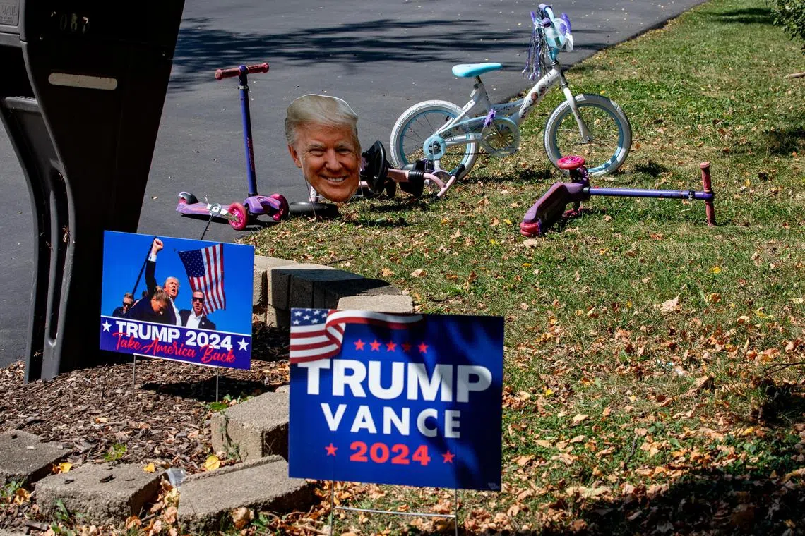With political tensions playing out in local neighbourhoods, the traditional election signs have proved too much for some.