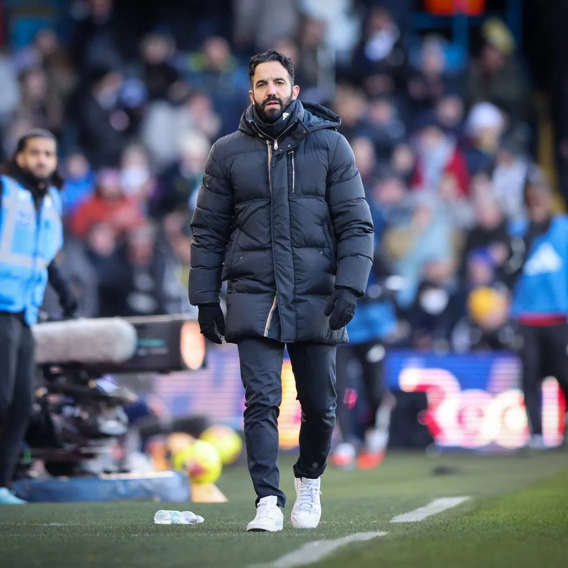 Manchester United head coach Ruben Amorim during the Premier League against Leeds United on Jan 4.