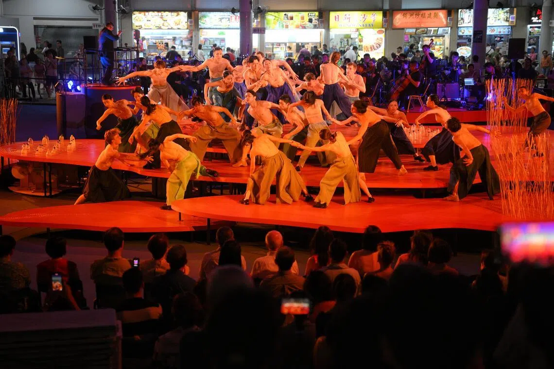 Singapore International Festival of Arts' opening act at Bedok. 