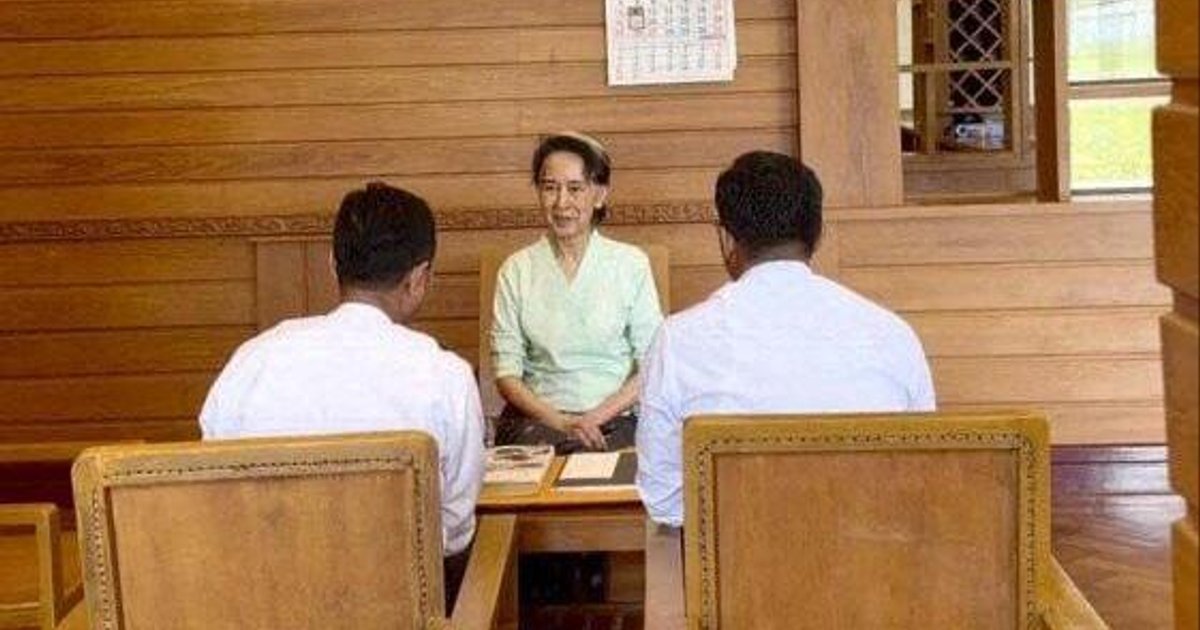 Myanmar authorities release rare images of Aung San Suu Kyi