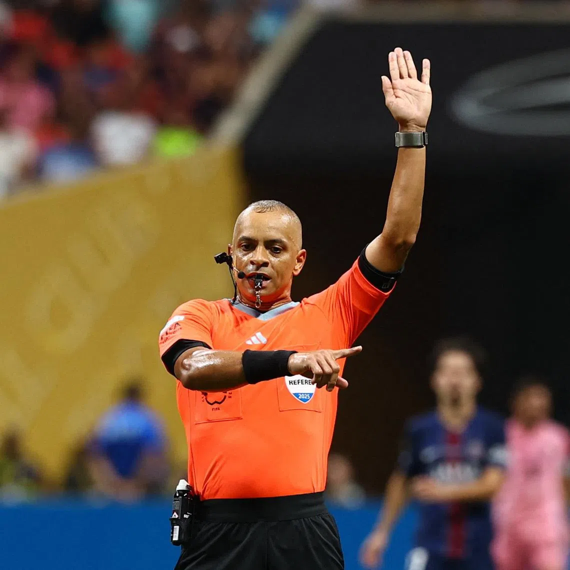 Soccer Football - FIFA Club World Cup - Round of 16 - Paris St Germain v Inter Miami CF - Mercedes-Benz Stadium, Atlanta, Georgia, U.S. - June 29, 2025 Referee Wilton Sampaio REUTERS/Kai Pfaffenbach
