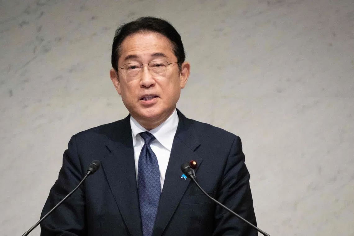 Japanese Prime Minister Fumio Kishida urged cooperation to confront new security threats that transcend geographical boundaries.