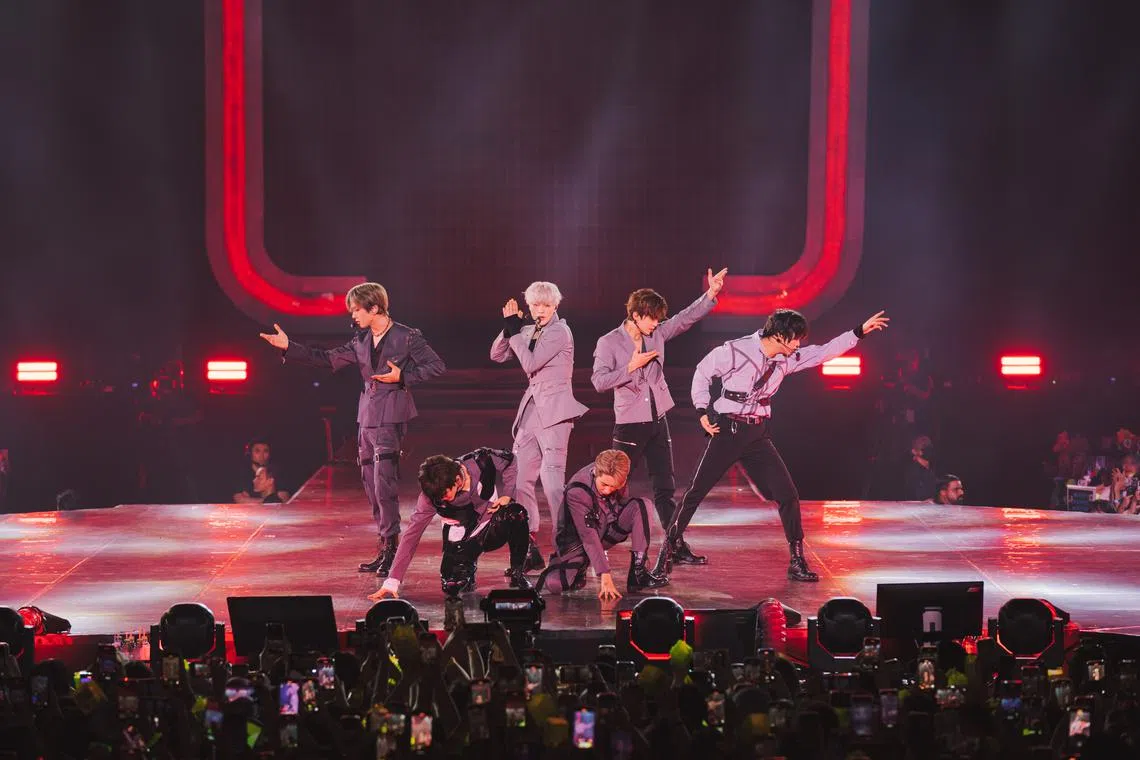 K-pop boy band NCT Dream held a sold out concert at the Singapore Indoor Stadium on May 1.