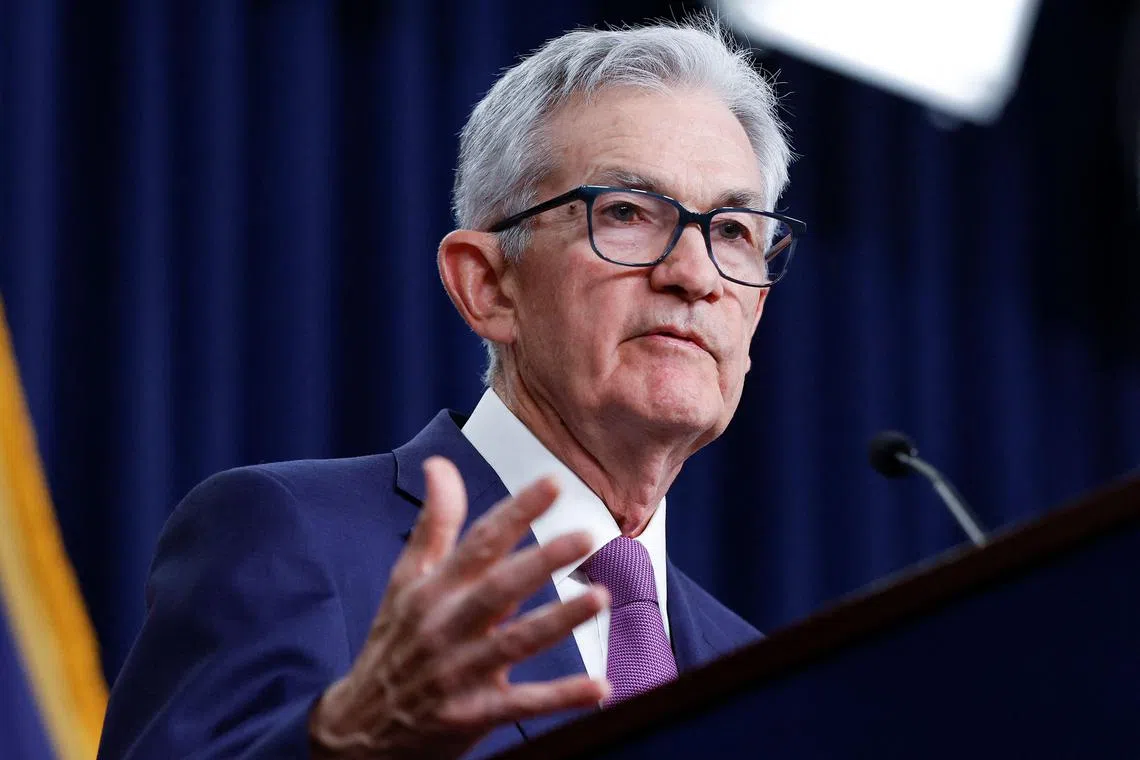 Mr Powell reiterated many of the comments made at his press conference last week after the Fed held its benchmark interest rate steady.