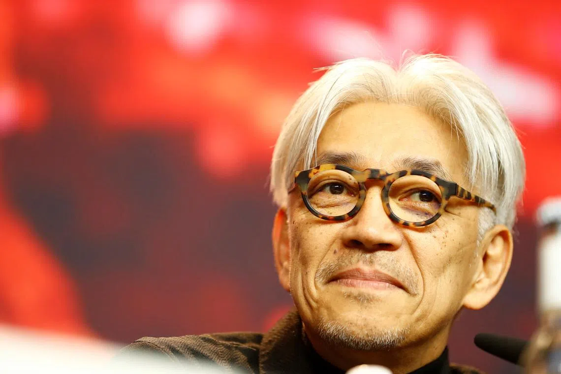 Japanese musician Ryuichi Sakamoto recorded his new music while battling cancer.