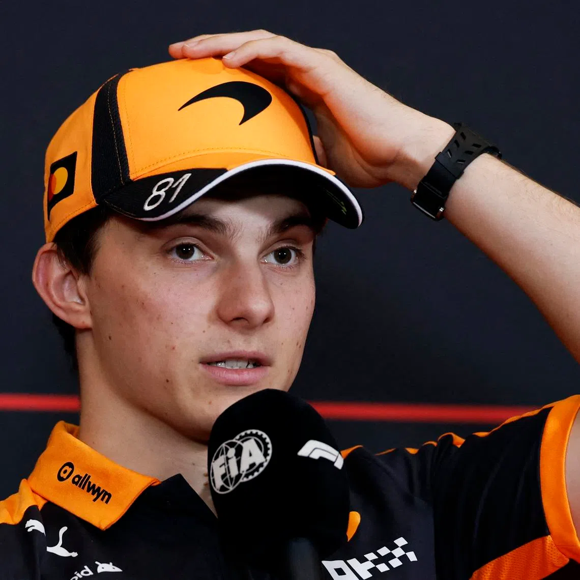 Formula One F1 - Austrian Grand Prix - Red Bull Ring, Spielberg, Austria - June 25, 2026 McLaren's Oscar Piastri during the press conference REUTERS/Lisa Leutner