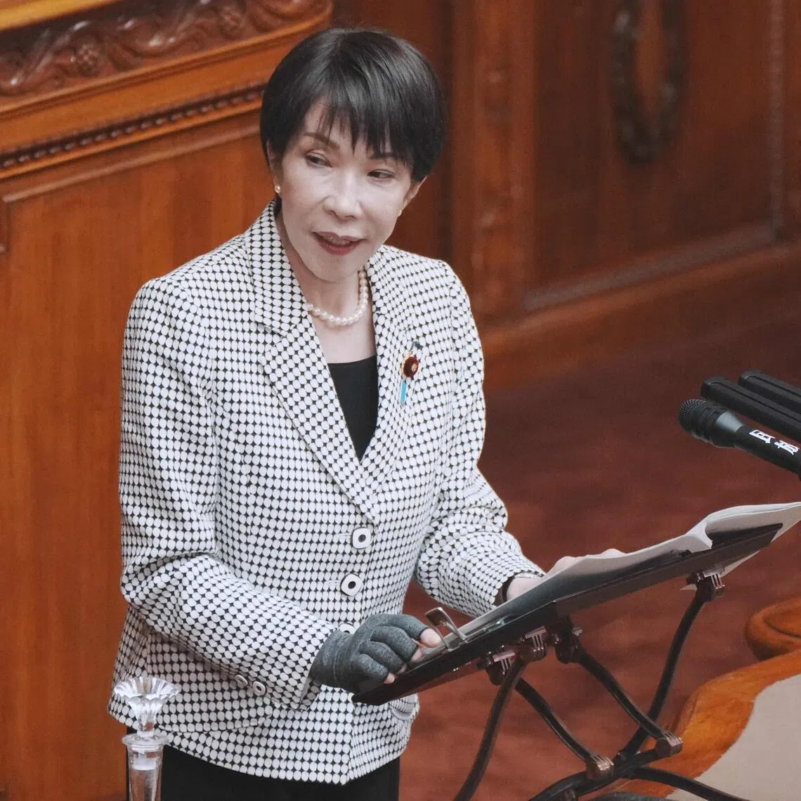 Japan's Prime Minister Sanae Takaichi also spoke about the diversification of crude oil procurement sources in response to the situation in the Strait of Hormuz. 