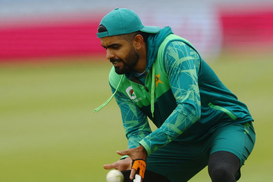 FILE PHOTO: Cricket - First T20 International - Pakistan Practice Session - Headingley Cricket Ground, Leeds, Britain - May 21, 2024 Pakistan's Babar Azam during the practice session Action Images via Reuters/Lee Smith