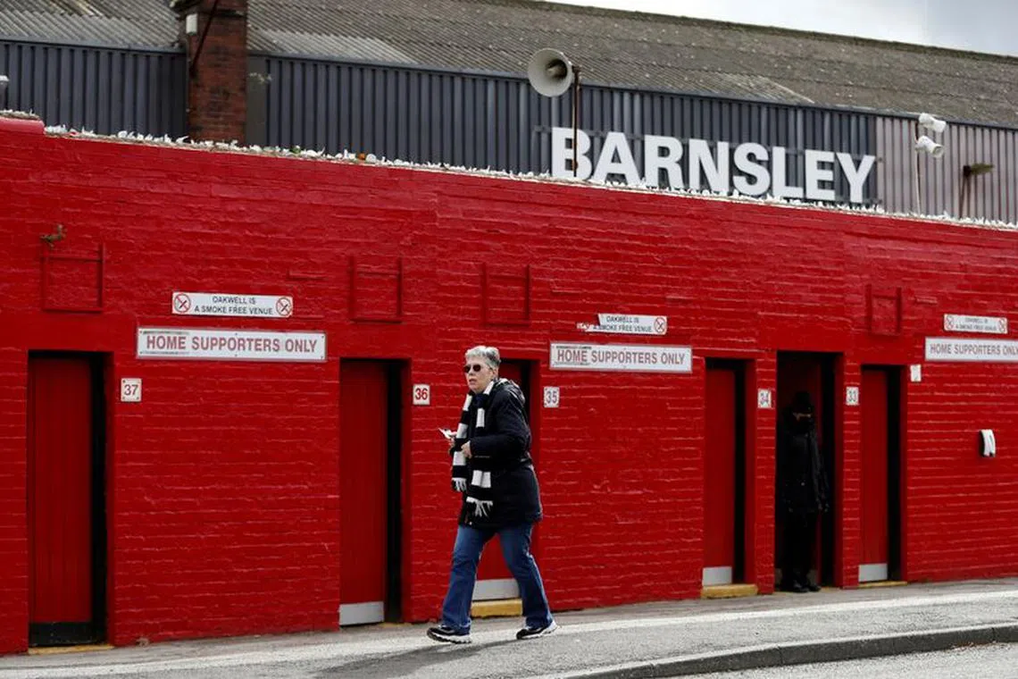 Soccer Football - Championship - Barnsley v Fulham - Oakwell, Barnsley, Britain - March 12, 2022   General view outside the ground before the match  Action Images/Ed Sykes/Reuters/File photo