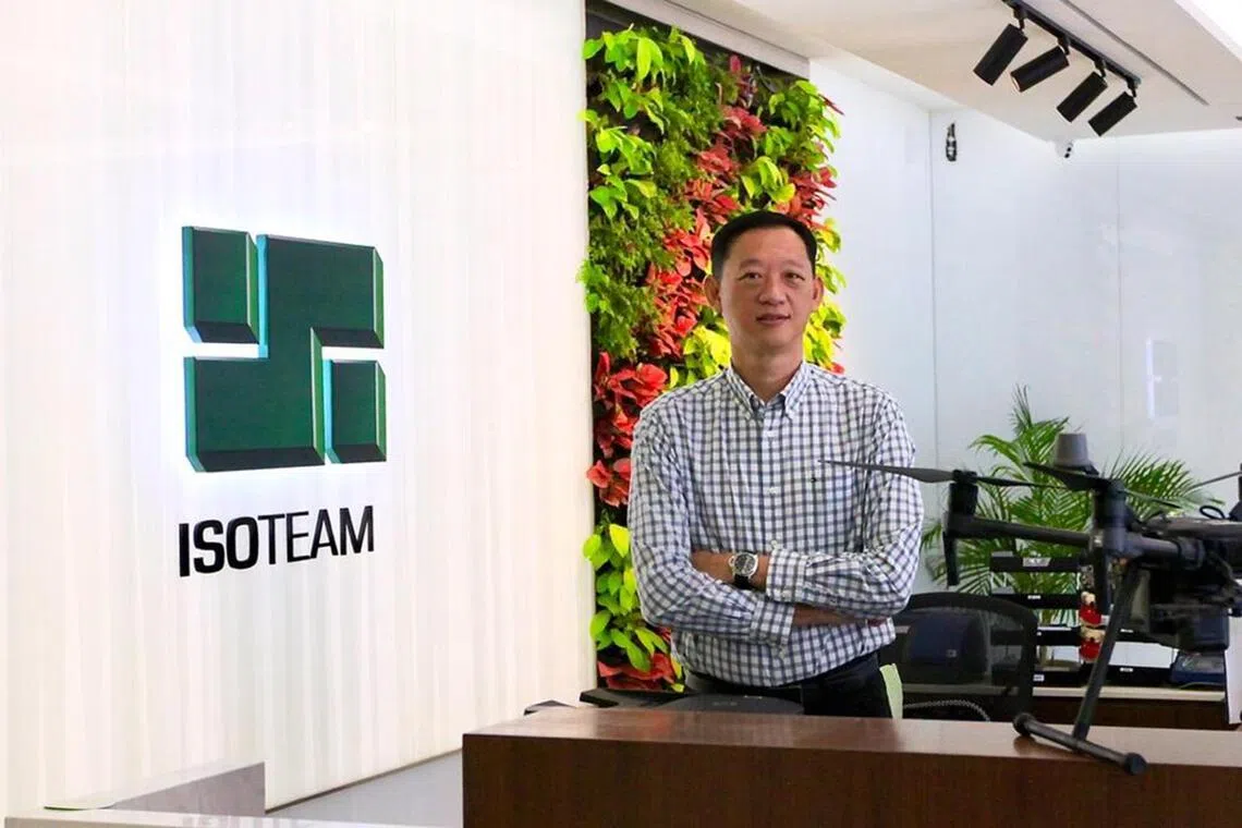 The use of tech can help to get Singaporeans back into the construction industry as skilled managers, engineers and operators of robots and drones powered by AI, said ISOTeam chief executive Anthony Koh.