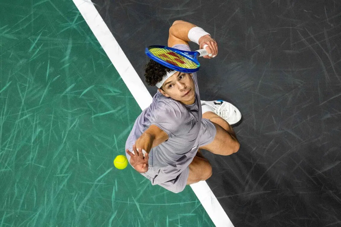 Ben Shelton of the United States will be making his ATP Finals debut this weekend in Turin.