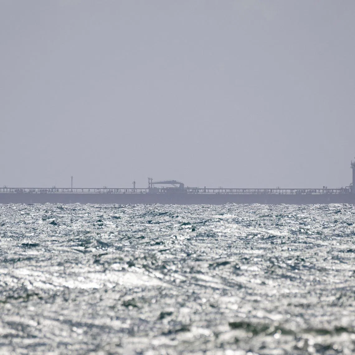 The oil tanker M Sophia, which was seized by the United States, is anchored off the coast of Ponce, Puerto Rico, January 21, 2026. REUTERS/Ricardo Arduengo