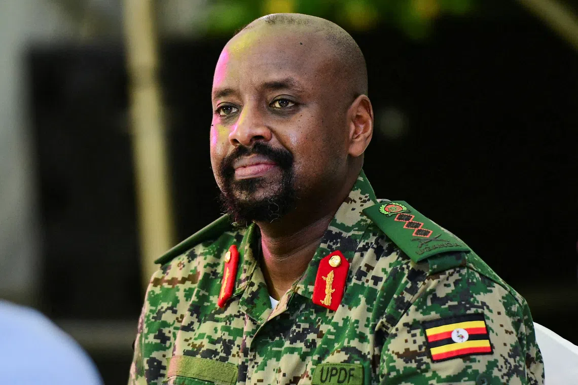 Son of Uganda's president says he will stand for top job in 2031