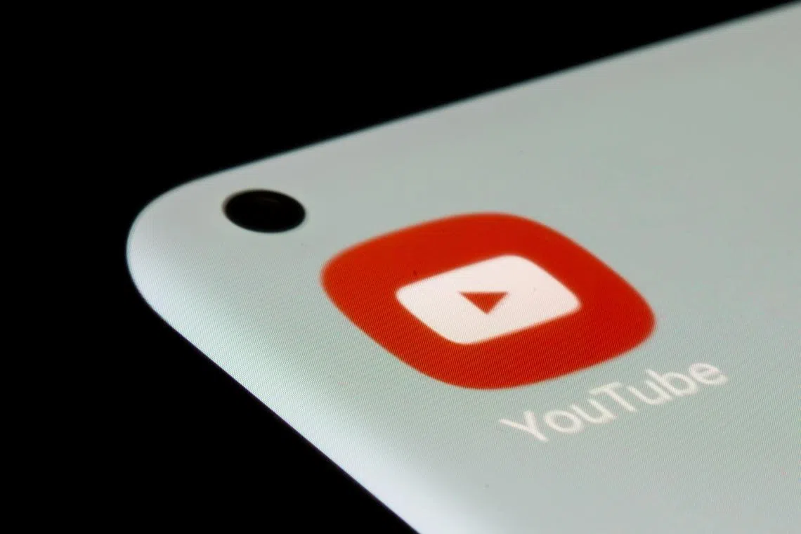 YouTube app is seen on a smartphone in this illustration taken, July 13, 2021. REUTERS/Dado Ruvic/Illustration