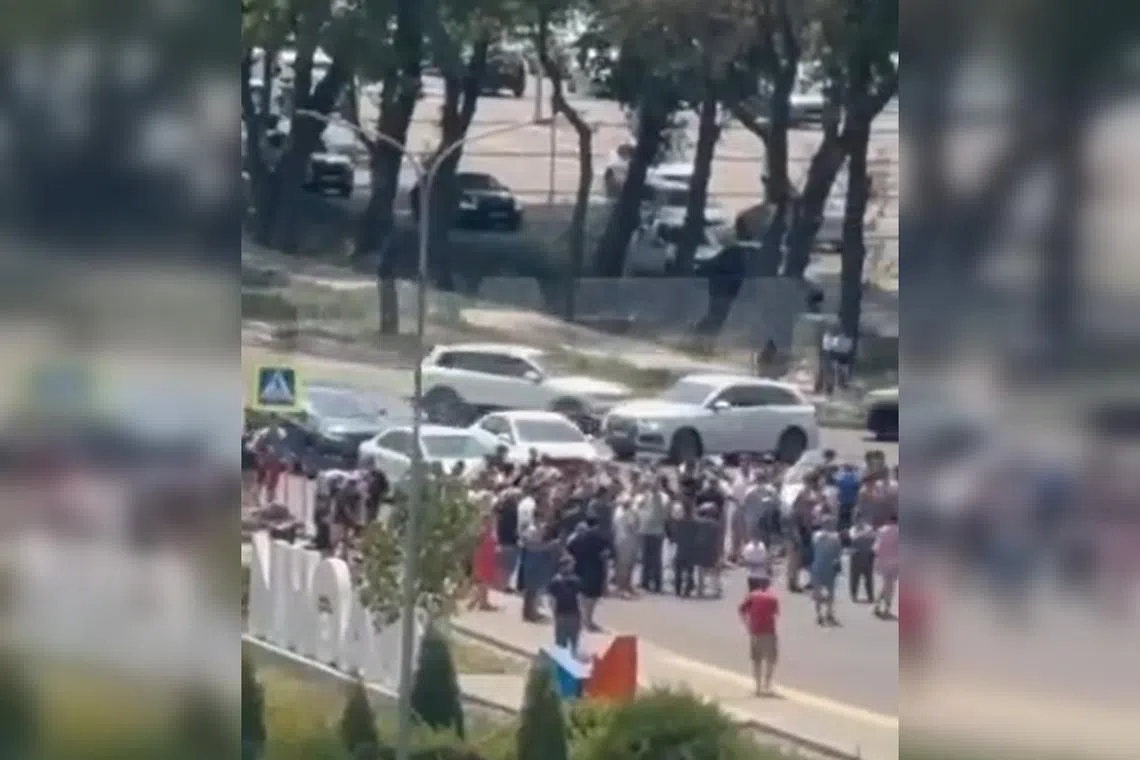 Residents in the Russian city of Krasnodar staged a rare protests on July 20 over power cuts.
