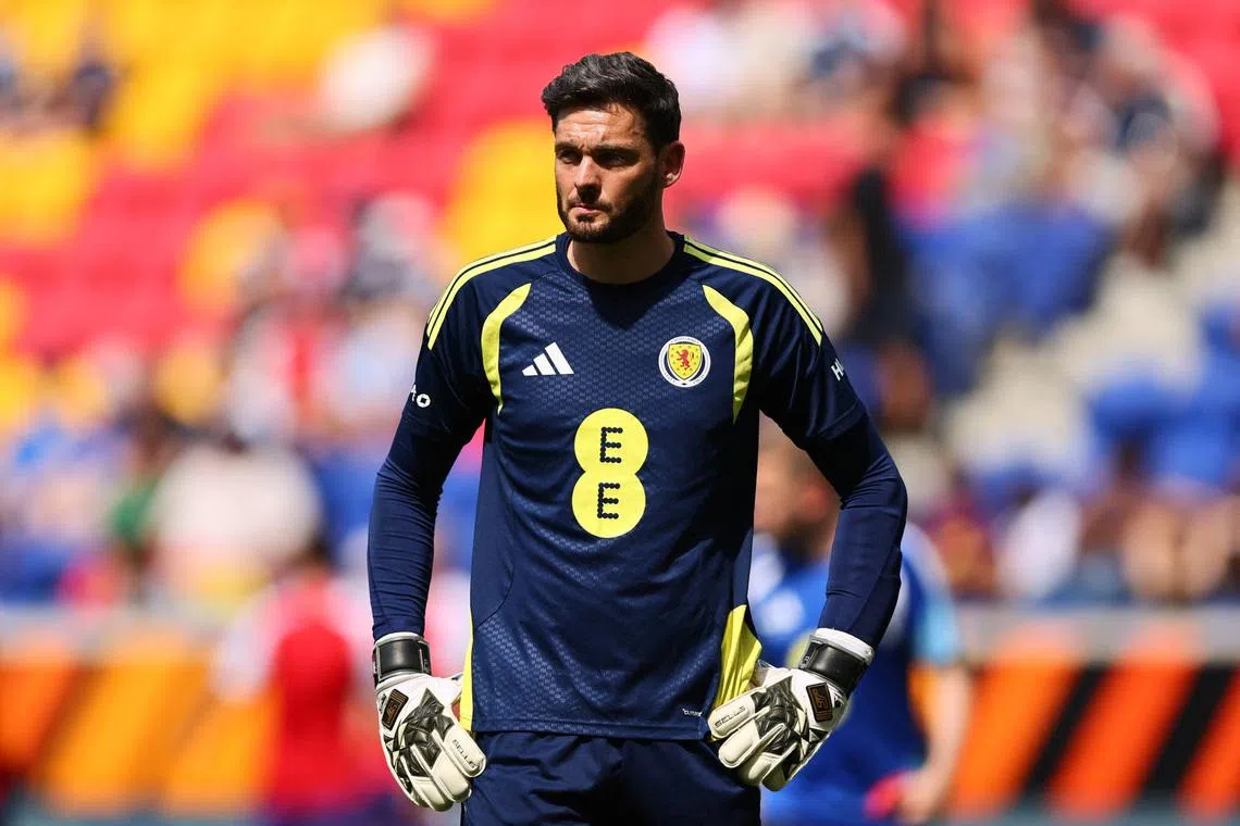 Soccer Football - International Friendly - Bolivia v Scotland - Sports Illustrated Stadium, Harrison, New Jersey, U.S. - June 6, 2026 Scotland's Craig Gordon during the warm up before the match IMAGN IMAGES via Reuters/Caean Couto