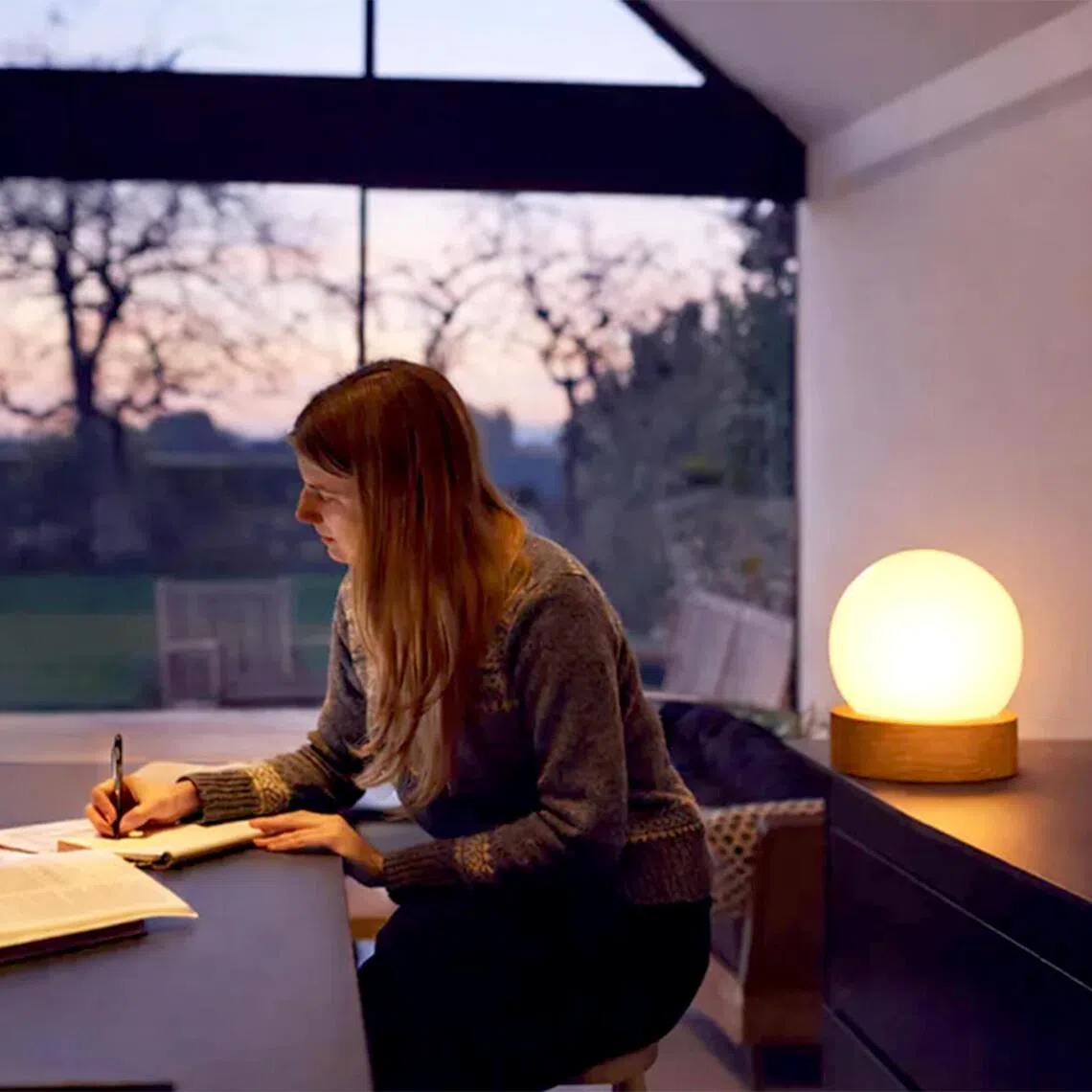 For evenings, circadian biology expert Martin Moore-Ede recommends seeking out LED light bulbs producing less than 2 per cent blue light.