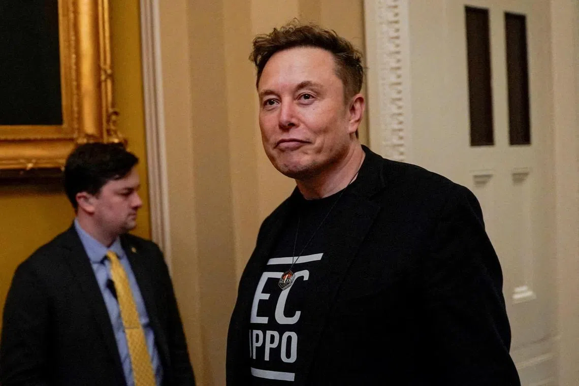 Tesla and Space X boss Elon Musk has major business interests in China but also has huge US defence contracts.
