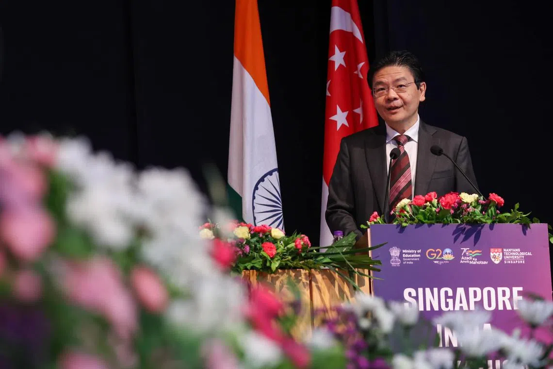 DPM Lawrence Wong said there is much more that Singapore and India can do together, especially in new areas of growth.