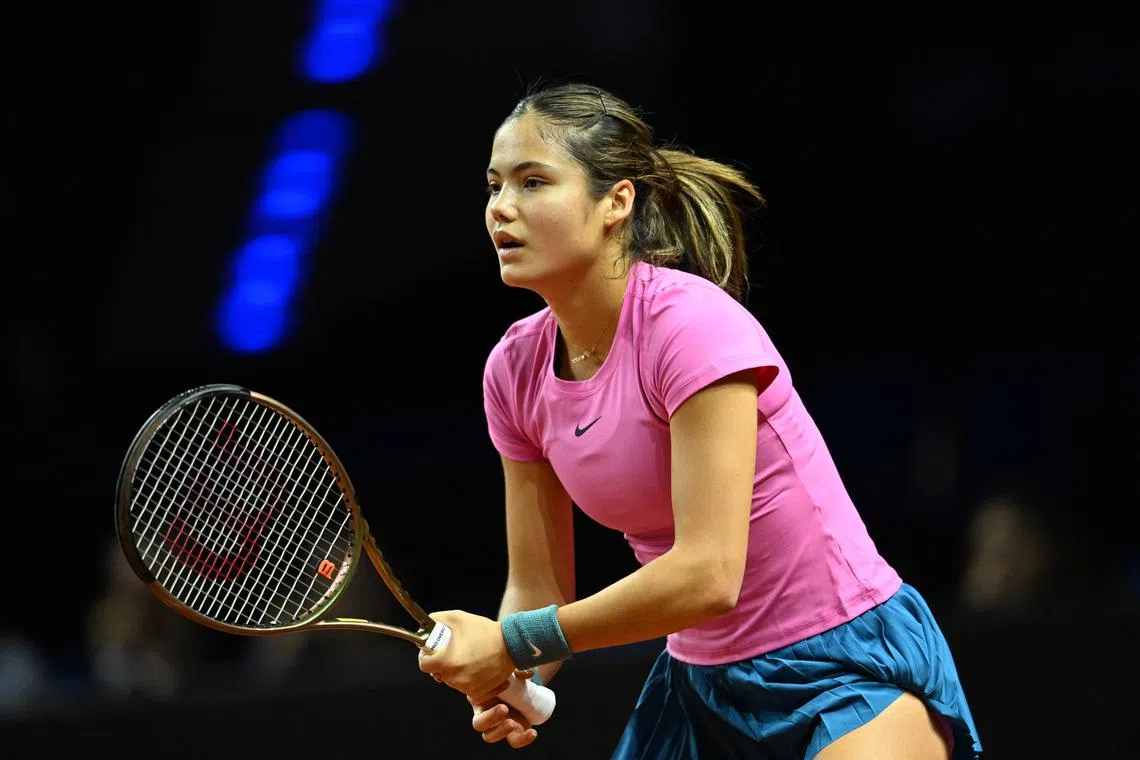 Britain's Emma Raducanu missed the French Open and Wimbledon tournaments this year while she recovered from surgery.