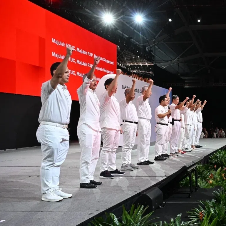 Newly elected CEC members at the PAP Awards and Conference at Singapore Expo on Oct 25.