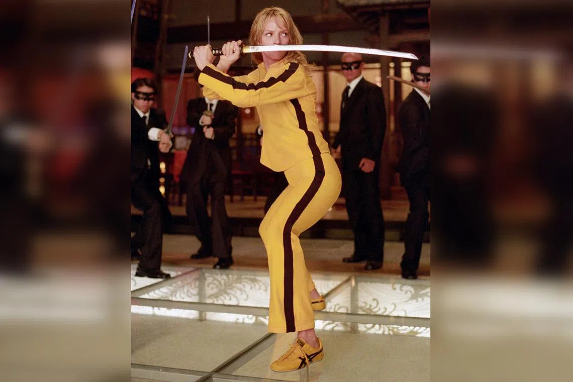 Uma Thurman's character The Bride wore the Onitsuka Tiger sneakers in Quentin Tarantino’s movie, Kill Bill.