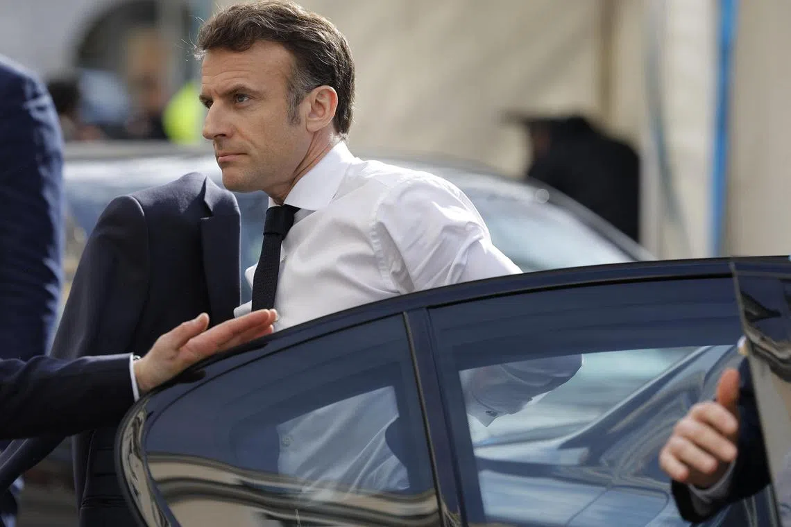 Three men were convicted for conspiring to stab President Emmanuel Macron in 2018 at a World War I commemoration.