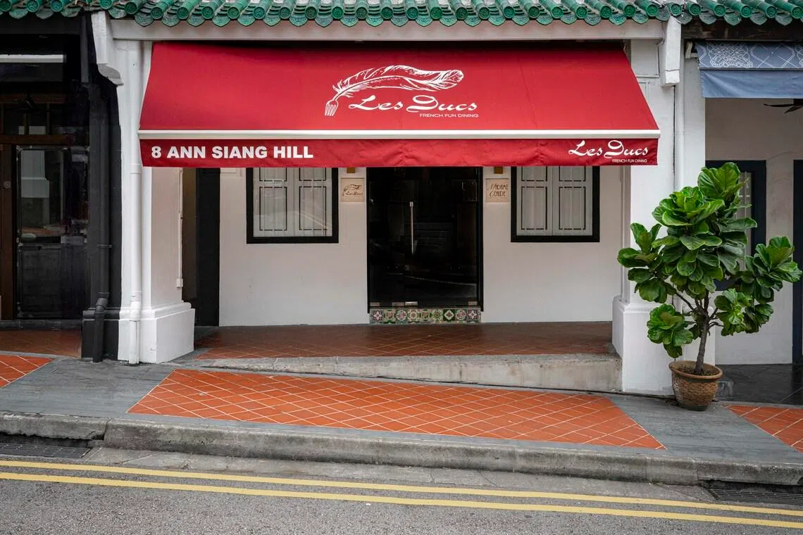 Les Ducs introduced a bouillon menu for lunch in March. 