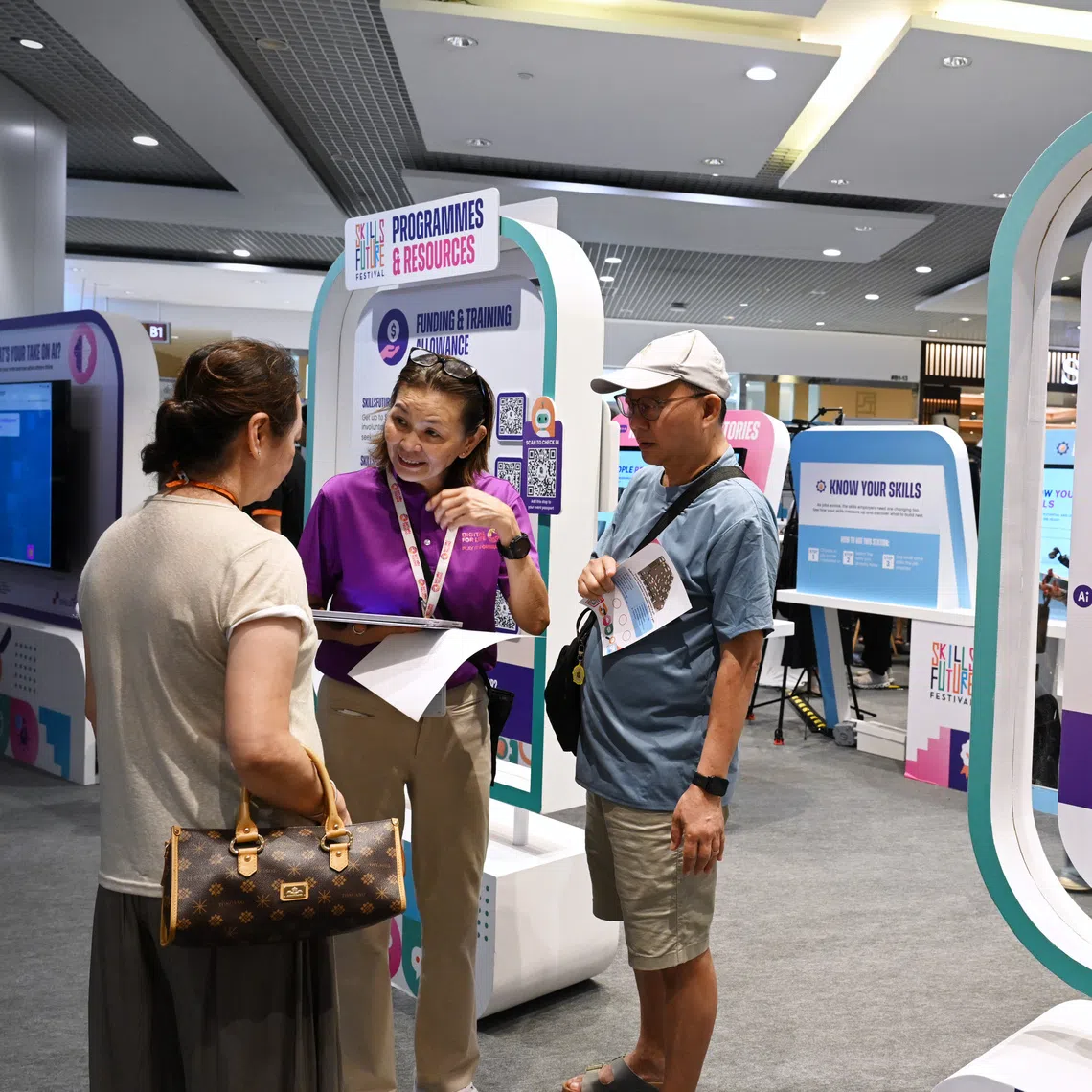 The SkillsFuture Level-Up Programme will be expanded to include 60 courses in sectors like financial services, infocomm technology, maritime and offshore.