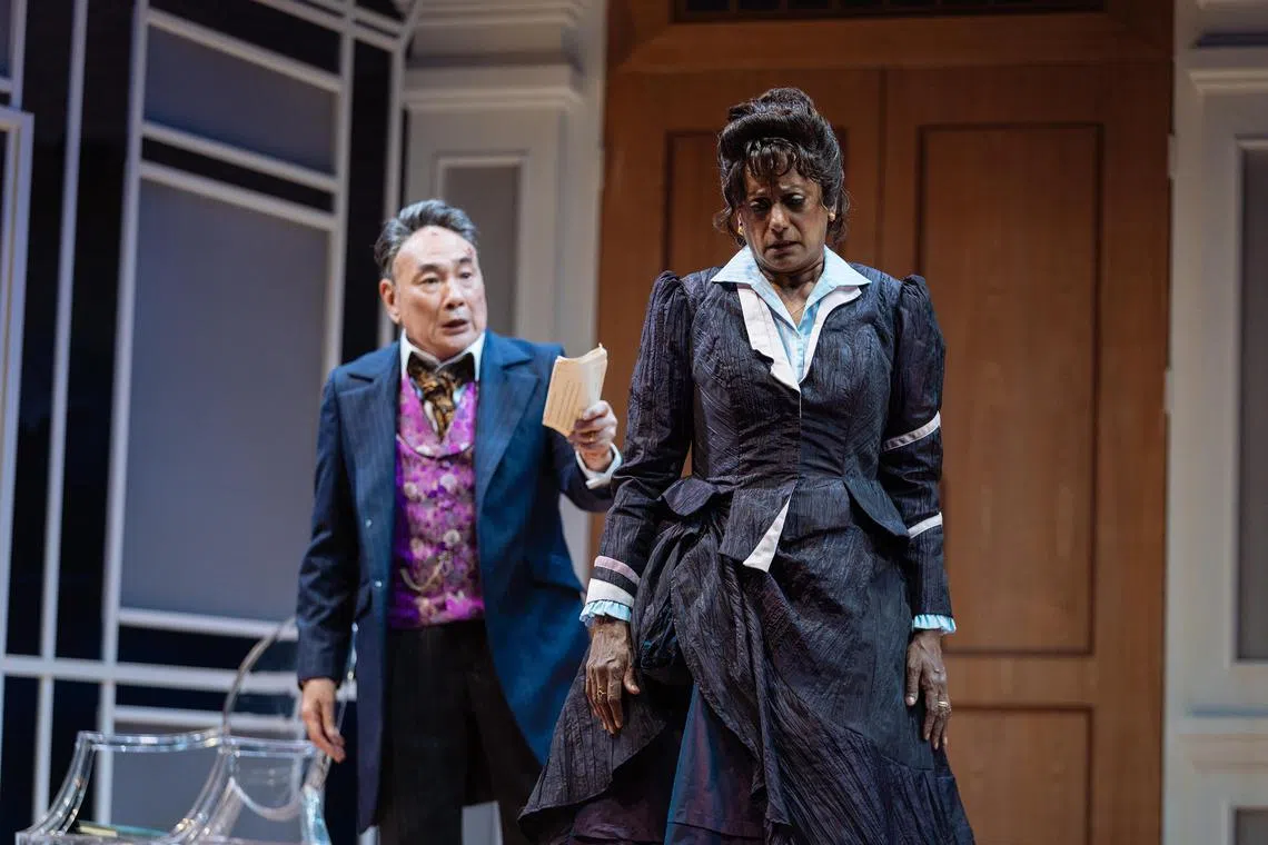  Lim Kay Siu and Jo Kukathas in A Doll's House, Part 2.
