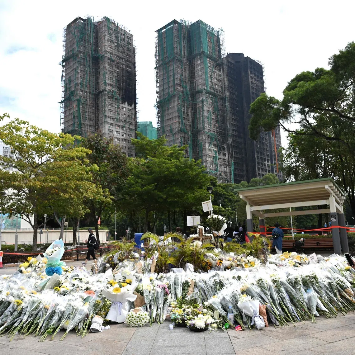 The Singapore community in Hong Kong said it was deeply saddened by the tragedy, expressing condolences to families who lost their loved ones in the fire.