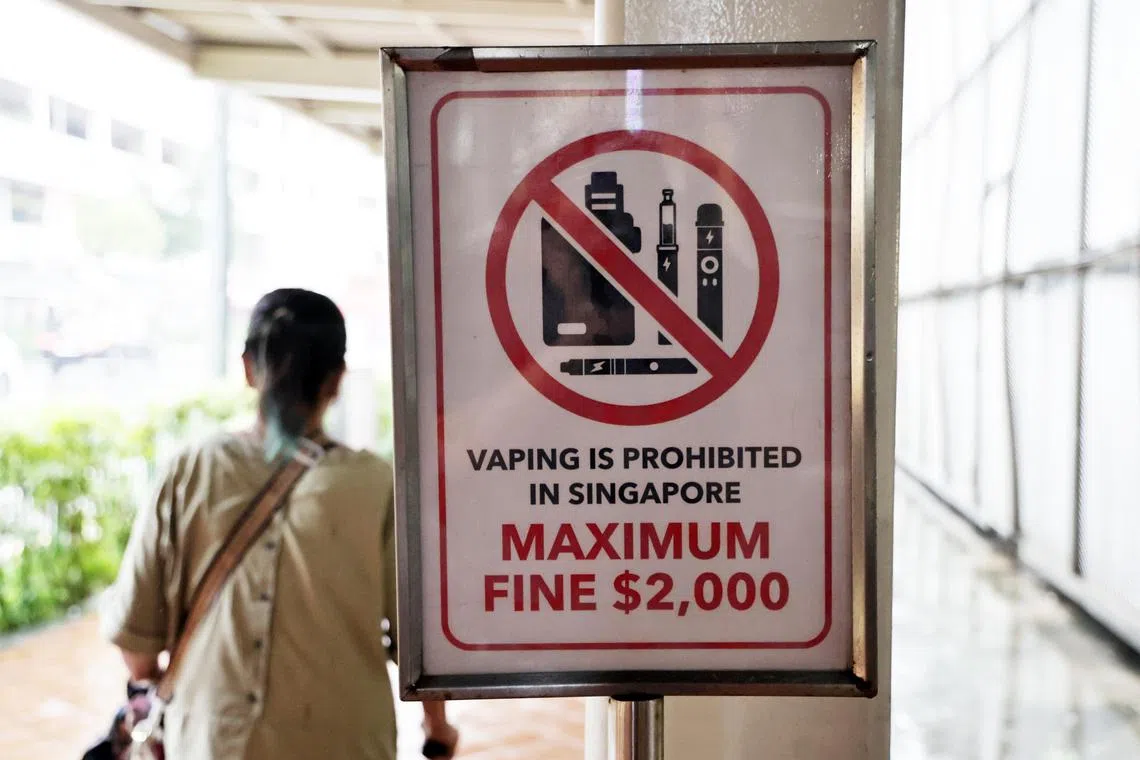 kcvape

ObjectName : kcvape

Suggested Caption : A guy bring vape and vapes before entering State Courts on Aug 19, 2025 at about 9 am and about 2.30 pm two HSA officers caught him vaping nearby State Courts.//

 Details TBC




Caption/Body : A guy bring vape and vapes before entering State Courts on Aug 19, 2025.///\\ Details TBC
See also: