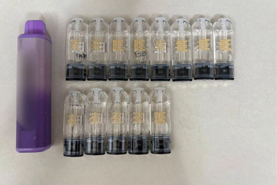 Man charged for allegedly trafficking vapes; 39 Kpods seized in Punggol