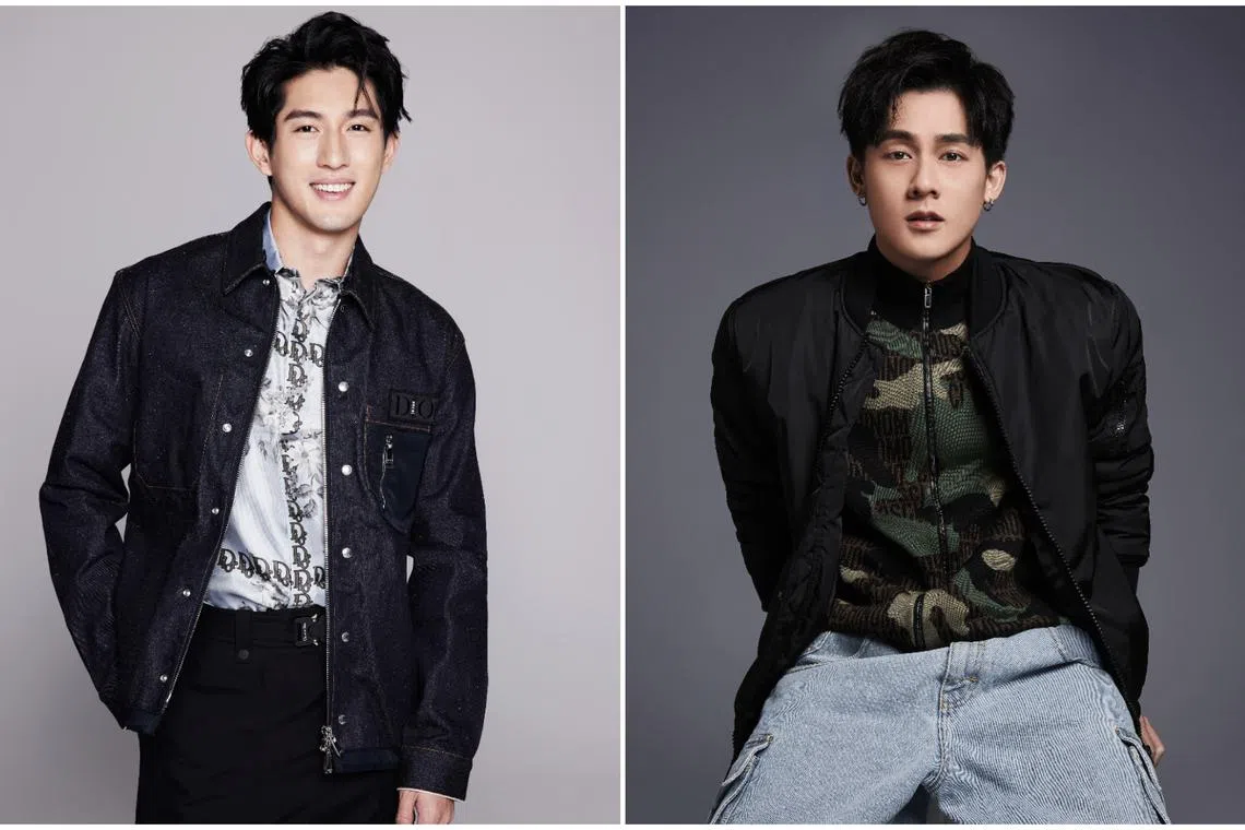 Ayden Sng (left) and Richie Koh are nominees for the Best Actor at the Star Awards.