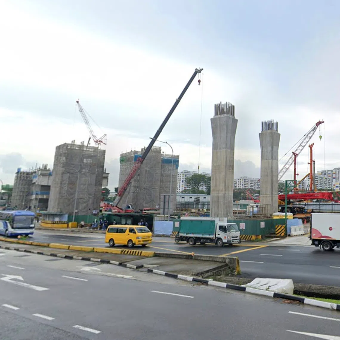The construction supervisor had fallen from a height of about 9m while descending scaffolding at the site near Block 202 Pandan Gardens, near Jurong East, at around 5.30pm on Nov 13.