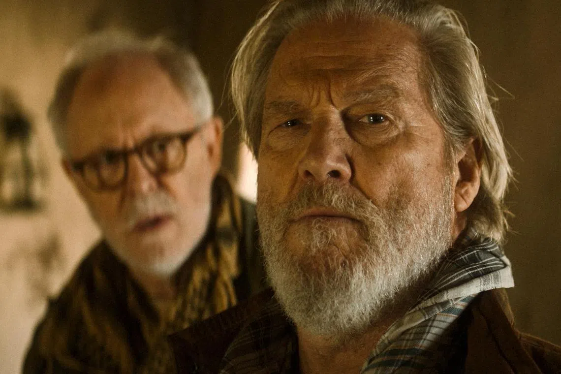 Jeff Bridges (right) and John Lithgow in The Old Man 2.