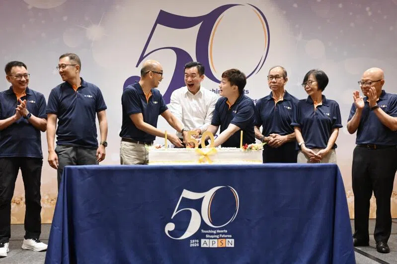 APSN's Golden Jubilee Launch Ceremony, officiated by Guest of Honour Mr Eric Chua, Senior Parliamentary Secretary, Ministry of Law & Ministry of Social and Family Development on April 10.
