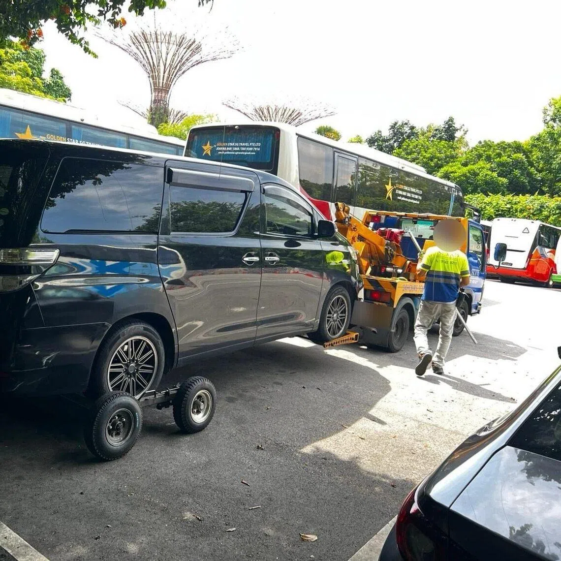 The drivers were discovered during a joint enforcement operation by the LTA and ICA at Singapore’s land checkpoints on May 25.
