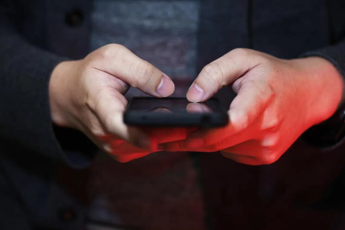 If Singaporeans suspect phishing or a scam activity, they should report it through the ScamShield app.